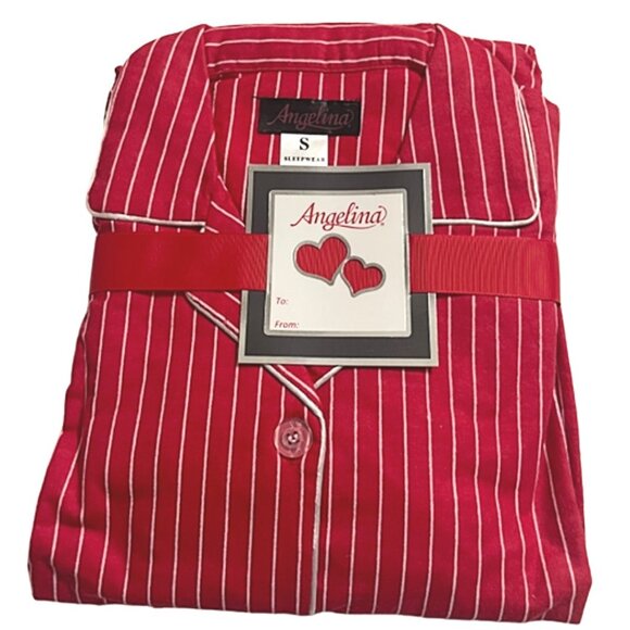 ❤️ Red Hot Duo – Angelina Two-Piece Flannel Cotton Limited Drop Pajama Bundle - Picture 5 of 9